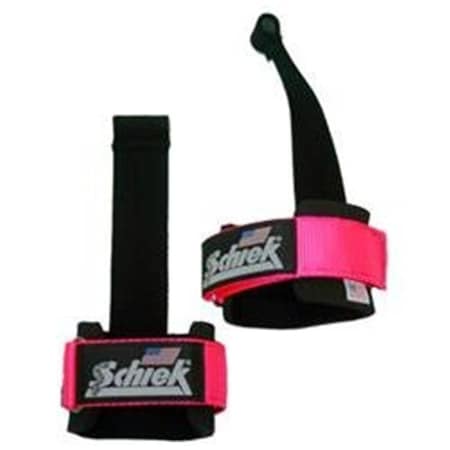 Schiek Sports Schiek Sports S-1000DLS-P Power Lifting Straps With Dowel; Pink S-1000DLS-P